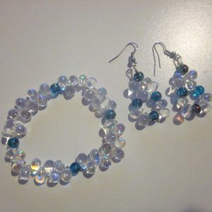 Teardrop Bracelet & Earring Set